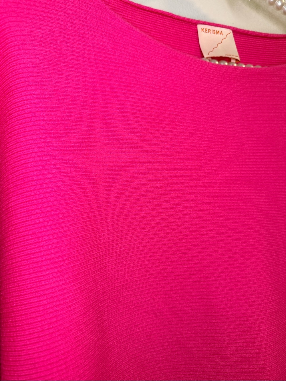 Kerisma Pink Ribbed Ryu Sweater S/M - Picture 2 of 7